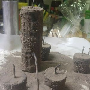 Graveyard dirt protection votive candle